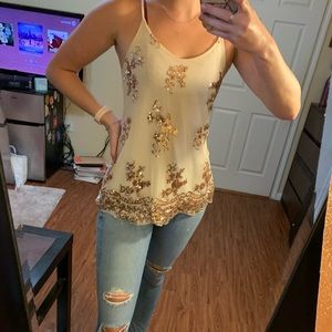 Tank sparkle tank top